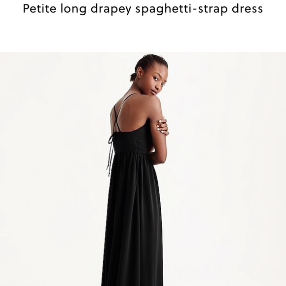 Petite long drapey spaghetti strap dress - Picture 2 of 3